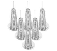 FOYTOKI Doll Display Stand 6Pcs Crochet Doll Holder with Iron Frame for Needle Felting Crafts Featuring Easy Assembly for Dollhouse Accessories