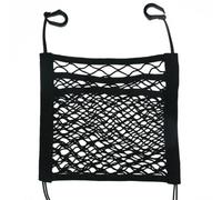 FOYTOKI Double-layered Car Seat Organizer Car Seat Mesh Organizer Storage Net Large Capacity Easy Access Prevents Disturbance from Or Pets Suitable between The Two