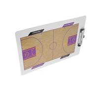 FOYTOKI Double-sided Basketball Coaches Clipboard Dry Erase Whiteboard Sturdy Construction Portable Strategy Board for Coaching and Training Sessions
