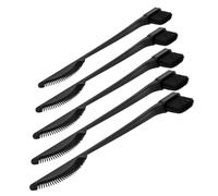 FOYTOKI Dual-sided Makeup Brush and Eyelash Tool 5pcs Set with Eyebrow Comb Applicator for Precise Brow Powder Application and Lash Separation, Travel-friendly Grooming Brush for Women and Men