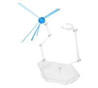 FOYTOKI Dynamic Action Figure Stand with Special Effects Integration for Articulated Models Blue Display Base Holder for Model Figures Robust Support for Collectible Poses and Scene