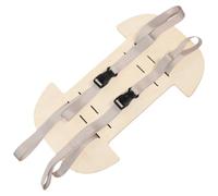 FOYTOKI E-bike Pet Riding Platform Beige Wood Anti-slip Footboard Flat Design for Dogs Outdoor Secure Riding and Park Visits