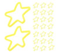FOYTOKI Elastic Bands Creative Plastic Gimmick Props Star Shaped for Magician Tricks 50pcs and Reliable Use with High Elasticity for Stage Performances and Magic Shows