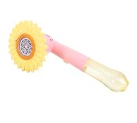 FOYTOKI Electric Bubble Machine with Colorful Light and Plastic Material, 8-hole Automatic Bubble Maker for Outdoor Play and Parents Interactive Time