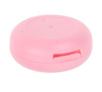 FOYTOKI Empty Highlighting Box Portable Makeup Compact 2.40x2.40x1.02in Lightweight Multifunctional Plastic Stylish Sophisticated Design for Travel Can Hold A Powder Puff