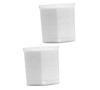 FOYTOKI Eyelash Glue Cleaning Cotton Pads of Non Woven Nail Polish Remover Wipes Safe for Efficient Glue Removal Portable Makeup Pads for Travel and Salon Use