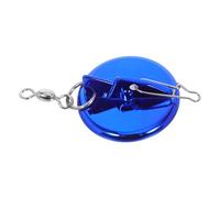 FOYTOKI Fishing Disc Diver Connector, Adjustable 8-shaped Swivel Clip, Stainless Steel and Plastic, Blue, Reduces Water Resistance, Corrosion Resistant, for Marine and Freshwater Fishing,