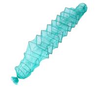 FOYTOKI Fishing Trap Portable 3 Meter Mesh Net 14-Section Cage for Outdoor River Crab Lobster Shrimp Catch
