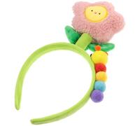 FOYTOKI Flower Hairband Decorative Headband Lovely Plush Comfortable Lightweight Headbands for Women Cosplay Occasions Unique Design Charming Style