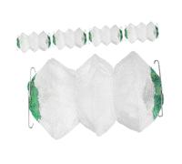 FOYTOKI Gas Lantern Mesh Mantles 5Pcs Tubular Dual-Clamp Lampshade with Sturdy Polyester for Camping Lanterns and Extended Outdoor Activities