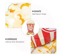 FOYTOKI Giant Inflatable Popcorn Balloon Large Standing Lifelike Party Decoration for Birthday Photo Backdrop Festive Themed Event Prop