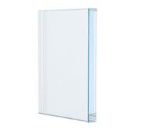 FOYTOKI Glass Paperweight Heavy Stable Square Glass Paper Weight for Home Crafts Sketching Modern Elegant Refined Artistic Desk Accessory