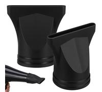 FOYTOKI Hair Dryer Diffuser Nozzle 2Pcs Black Nylon Blow Dryer Accessory for 1.71-1.77 Inch Diameter, Precision Airflow for Targeted Hair Styling and Shine
