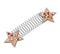 FOYTOKI Hair Finishing Fixer Comb Invisible Hair Clip for Women Star Design Styling Accessory High Elasticity Strong Hold for Daily Use Special Occasions