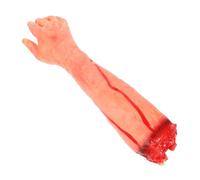 FOYTOKI Halloween Simulation Human Broken Hand Prank Prop Made of Vinyl and Pp Cotton, Reusable Scary Fake Dead Body Part for Halloween Party Decorations and April Fool's Day