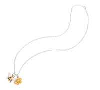 FOYTOKI Honeycomb Pendant Necklace for Women with Cute Bee Charm Delicate Dainty Jewelry Comfortable Everyday Wear Unique Honeycomb Design Gift for Lovers