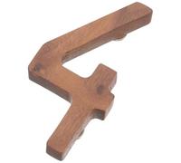 FOYTOKI House Numbers outside Modern, Mail Box Numbers, 3d Solid Wood Digital Door Plaque, Practical Easy-to-identify Exterior Decor DIY Project
