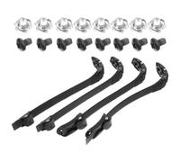 FOYTOKI Inline skate strap buckles accessories pack of 4, stable fix design PVC roller skates strap with screw, length adjustable for men women, 26.5 x 5 cm