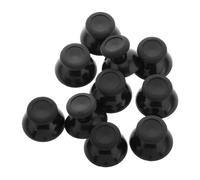 FOYTOKI Joystick thumb grip silicone caps 10 pcs black protective covers for game machine controllers enhance control