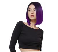 FOYTOKI Ladies Gradient Bob Wig Women Synthetic Hair Wig for Cosplay Party Halloween Comfortable and Ventilative