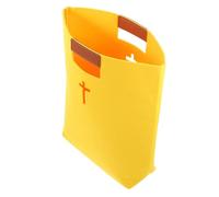 FOYTOKI Large Felt Bible Tote Bag Stylish and Practical Carrying Pouch for Church Shopping and Everyday Use Versatile Storage for Mobile Phone Wallet and Essentials and Reusable Design