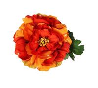 FOYTOKI Large Red Peony Flower Hair Clip Wedding Flower Hairpin Stage Barrette for Women Beach Party Photography Headpiece