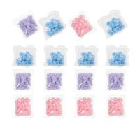 FOYTOKI Laundry Scent Booster Beads 30pcs Fabric Softener Smelling Beads for Washer and Hand Wash, Multi-Color (Blue, Pink, Purple) Clothes Deodorizer for Removing Odors