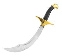 FOYTOKI Lightweight Plastic Pirate Sword Prop Smooth Edges, Creative and Distinctive Design for Special Days and Goodies Bag Supply, Family Pirate Party Accessory