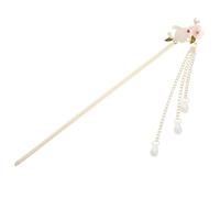 FOYTOKI Lovely Rabbit Hair Clip for Silver Alloy Hair Stick Dangle Tassel and Cultural Events