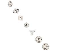 FOYTOKI Luminous Mini Dice Set for Game Night 10mm Multi-Sided Dice for Board Games and RPGs Creative Gaming Props for Adults and Boys and Girls for Parties