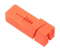 FOYTOKI Magnetic Fly Threader for Fly Fishing Accessories, Lightweight Abs Material with Four Slot Design, High Visibility Orange Tippet and Fish Hook Threading Tool for Trout and Kayak
