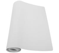 FOYTOKI Makeup Desk Mat 40x120cm Milk White with Thickened Dutch Velvet Bottom - Waterproof Non-Slip Vanity Table Mat for Dressing Table, Dustproof Desktop Protector for Home and Beauty