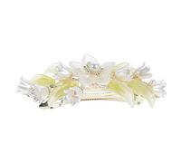 FOYTOKI Metal Convallaria Flower Hair Clip for Women Vintage Spring Barrette Non-damaging Design Unique Floral Hair Accessory for Daily Wear and Special Occasions