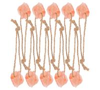 FOYTOKI Mineral Salt Lick Blocks for Livestock 10pcs Orange Convenient Predrilled Holes Nutrient Absorption Suitable for Outdoor Deer Feeding
