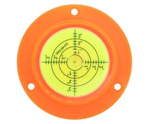 FOYTOKI Mini Bubble Level Bubble Level with Base Circular Plastic Leveling Tool Lightweight Accurate Measurements Easy to Place Stably for Outdoor DIY Installations