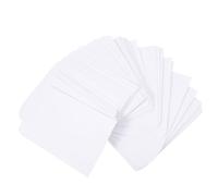 FOYTOKI Mini Envelopes to Keep Valuables from Falling Paper 100pcs 5cm White Cash Envelopes with Organizer Feature for Bills and Receipts for Documents and Term Papers in Park or Train