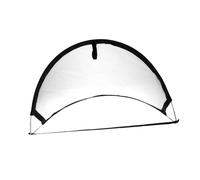 FOYTOKI Mini Football Door Portable Soccer Goal Net Kids Training Target Outdoor Game Toy for Children Family Play Black Folding Design