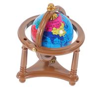 FOYTOKI Miniature Globe Model for Dollhouse Decoration Realistic Tellurion Ornament for Mini House Accessories and Photography Props Compact and Decorative Miniature Globe