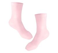 FOYTOKI Moisturizing Gel Foot Socks for Women Pink Silicone Foot Covers Honeycomb Shock Absorption Size L 40-44 Hydrating Socks Overnight Care