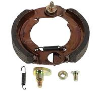 FOYTOKI Motorcycle Rear Brake Shoe Replacement Iron Drum Brake Pad Wear-resistant Reliable Braking Performance Suitable for Scooter and Motorcycle