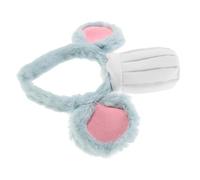 FOYTOKI Mouse Chef Ears Headband Mini Rabbit Green Hat, Cartoon Costume Accessory for Boys and Girls and Adults Halloween Party and Cosplay