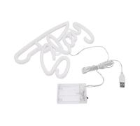 FOYTOKI Neon Light Base Slay Sign for Bedroom Decoration Led Neon Sign Light for Party Decor and Modern Ambiance
