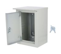 FOYTOKI Outdoor Metal Junction Box 250x300x160mm Wall-mounted Electrical Control Box Waterproof Dustproof Outdoor Distribution Cabinet for Exterior Wiring and Power Management