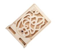 FOYTOKI Pirate Marble and Girls Toy Wooden Maze Puzzle Thought Training Toy for Boy Girl's Hand Eye Coordination