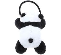 FOYTOKI Plush Panda Hair Tie Band for Cartoon 3D Plush Panda Ponytail Holder Hair Accessory Suitable for Everyday Use and