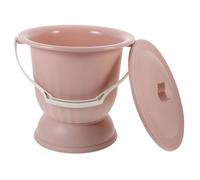 FOYTOKI Portable Chamber Pot with Lid Sealed Urine Bucket for Elderly Pregnant Women Adults Lightweight Spittoon Bedpan for Home Travel Easy to Clean Compact Night Urine Pot