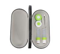 FOYTOKI Portable Lens Case Spectacle Case Small and Light Easy to Store Two-in-one Design with Mirror for Travel and Business Trips