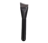 FOYTOKI Portable Makeup Brush Wooden Handle Contouring Brush Traceless Foundation Applicator Slanted for Makeup Foundation V-shaped Fixed-point