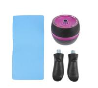 FOYTOKI Portable Purple Abs Ab Roller Wheel with Arcing Streamlined Design and Two Arcing Points, Practical Fitness Equipment to Promote Fat Burning for Home Exercise and Core Workout