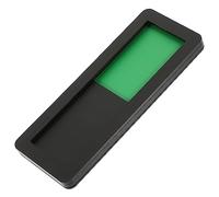 FOYTOKI Privacy Slide Door Sign Blank Occupied Vacant Indicator 4x10cm for Conference Rooms Home Offices and Restrooms Sleek Black Design